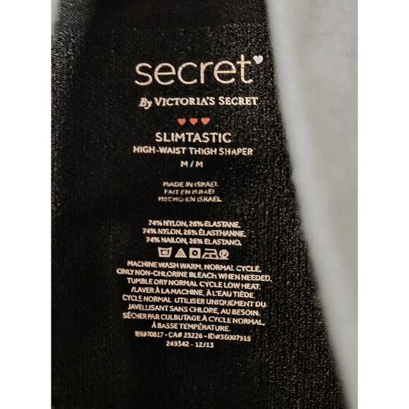 Victoria's Secret Shapewear Seamless Shaping Mid-Thigh Shorts Solid Black Medium - Picture 3 of 5